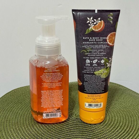 BBW Cranberry Peach & Margarita Cupcake set of 2 NWT - Picture 2 of 2